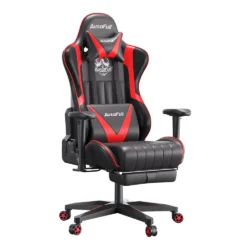 AutoFull C3 Gaming Chair Office Chair Ergonomic Computer Gaming Chair PU Leather – Image 3