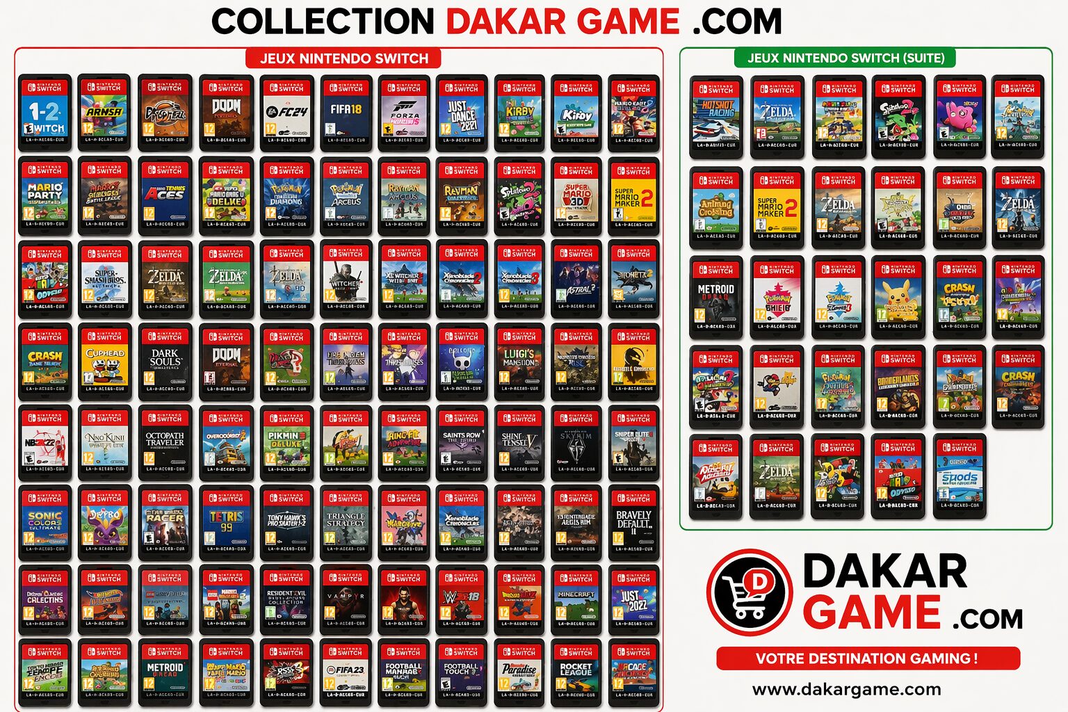Lot de 16 jeux Nintendo Switch d'occasion – Image 4
