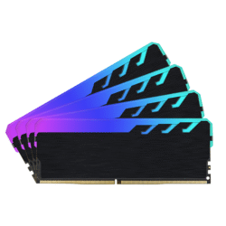 Kit RAM 32Go (4x8Go) DDR4 3200MHz RGB - Effet Arc-en-ciel