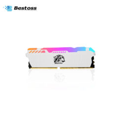 RAM RGB Besttoss 16Go DDR4 3200MHz - Blanc - Effet Arc-en-ciel