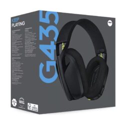 Casque gaming sans fil Logitech G435 LIGHTSPEED - Noir/Jaune