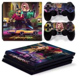Skins PS5 Cyberpunk 2077 - Coques personnalisées pour console et manettes