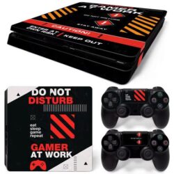Skin PS4 Slim & PS4 Pro + 2 Skins Manettes - Gamer At Work - Design Industriel