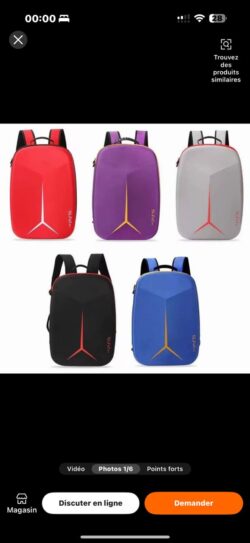 Sac à dos rigide pour console PS5 - Plusieurs couleurs