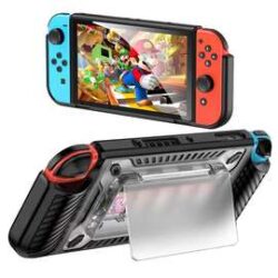 Coque de Protection Robuste pour Nintendo Switch avec Support Intégré